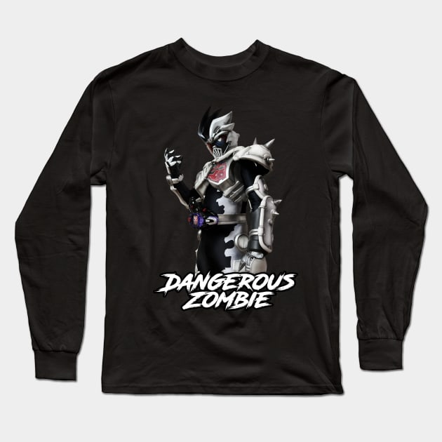 Kamen Rider Ex-Aid Dangerous Zombie Long Sleeve T-Shirt by GeekLevelAsian